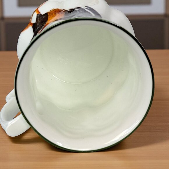 David Michael Staffordshire England Fine Bone China Rooster/hen Coffee Mug Cup - Picture 4 of 7